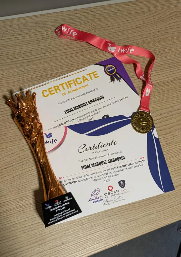 Medalla de Oro iWISE 2026